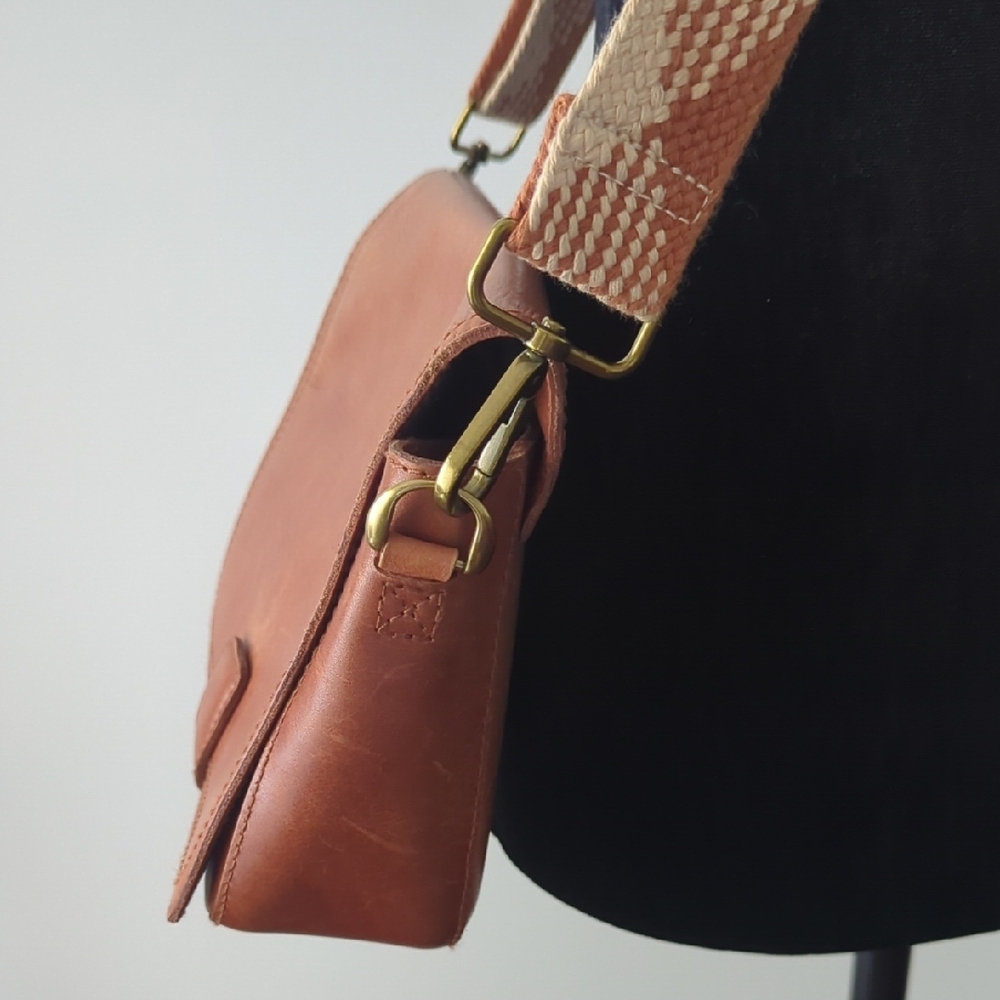 Madewell Brown Leather Crossbody Bag - Picture 4 of 6